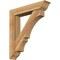 Ekena Millwork Balboa Traditional Rough Sawn Bracket w/ Offset Brace, Western Red Cedar, 8"W x 40"D x 44"H BKT0806X40X44BOA01RWR - alternate 1